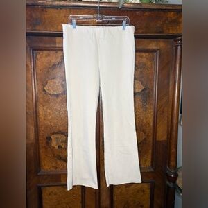GUC SPRWMN- Cream-Light Tan Flared Pants. Size XL